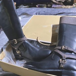 New Michael Kors Logo Style Tall Boots